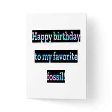 Încarcă imaginea în vizualizatorul Galerie, Felicitare zi de nastere Fossil
